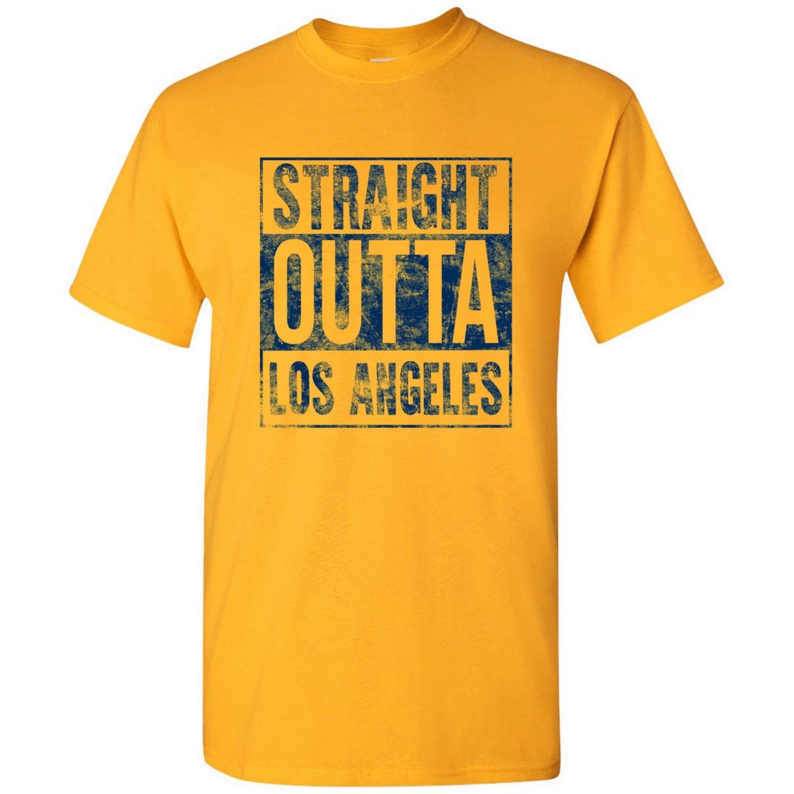 Прямиком из Лос-Анджелеса - Футболка с гордостью за родной город - Золотая 3XL