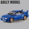 1/32 Subaru Impreza WRX STI Alloy Sports Car Model Diecasts Metal Racing Car Vehicles Model Sound Light Simulation Kids Toy Gift