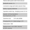 Rockmia Fresh New 30W RGB Wireless Bluetooth 5.3 Portable Stereo Music Boombox Speaker with RGB Light EBS-617 Waterproof