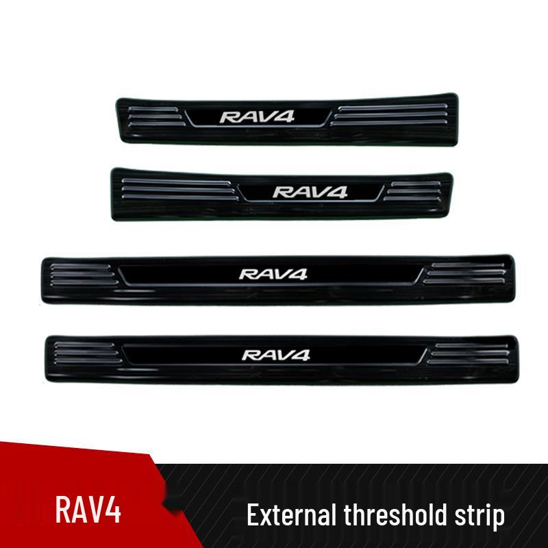 Protector Prag Ușă din Oțel Inoxidabil pentru Toyota RAV4 2024