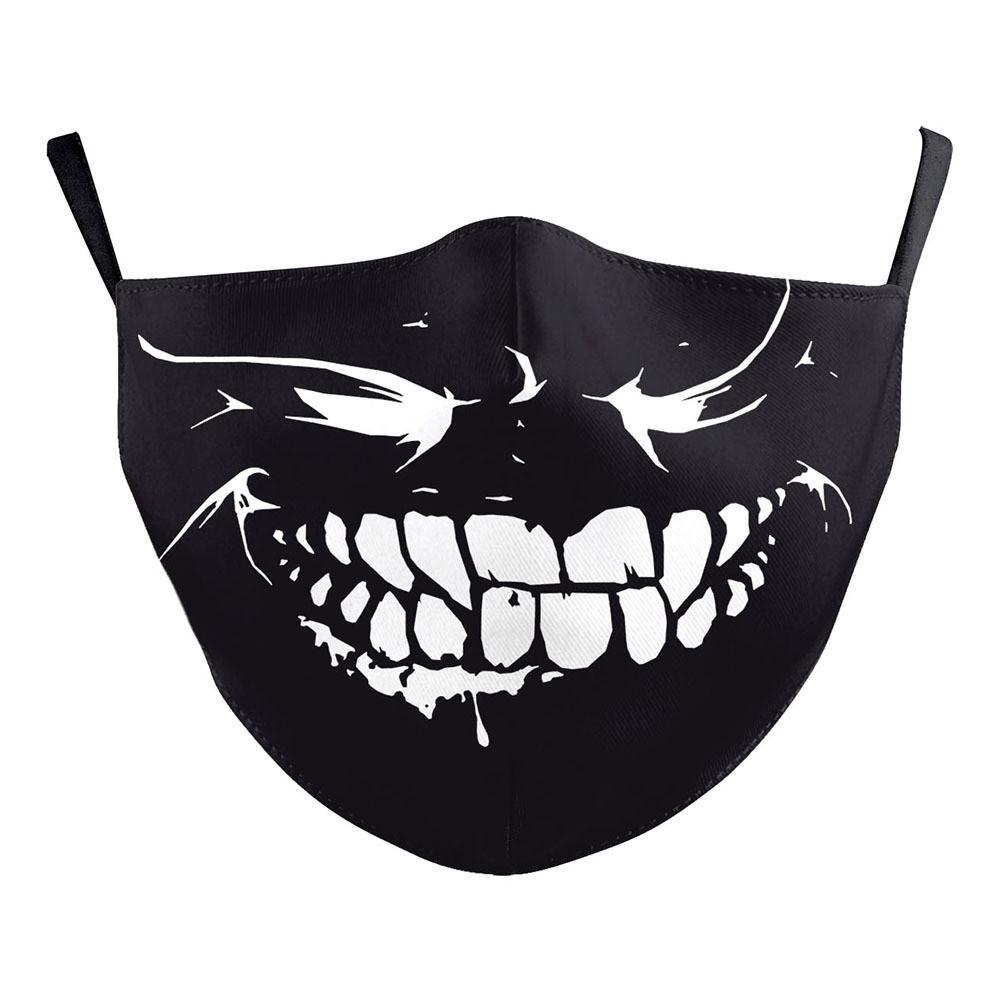 Funny Digital Print Cotton Face Mask Fashion Creative Dustproof Reusable Daily Protective Face Cover
