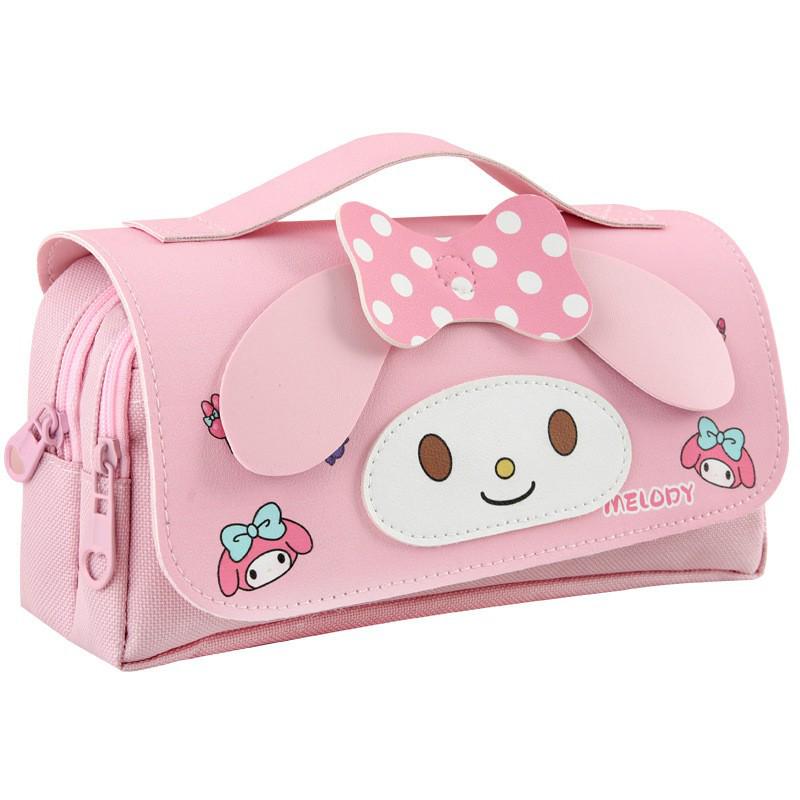 Sanrio Kuromi My Melody Pompompurin Large Capacity Cartoon Pencil Case