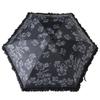 FAUCHON Folding Parasol Monotone Ange Black (with Pouch) 001266-0001-02
