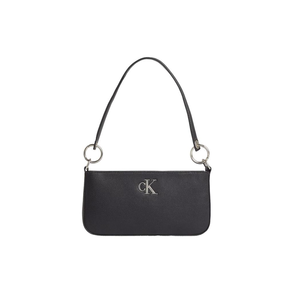 CALVIN KLEIN Blended Material Shoulder Bag Women's Black DH3237001