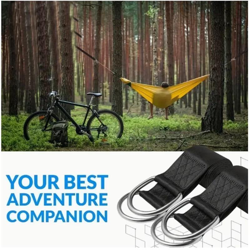 2 PCS Tree Swing Hanging Kit 5ft Swing Straps Holds 2200 Lbs with 2 Safer Lock Snaps Perfect for Swing Seat, Plank, Hammock