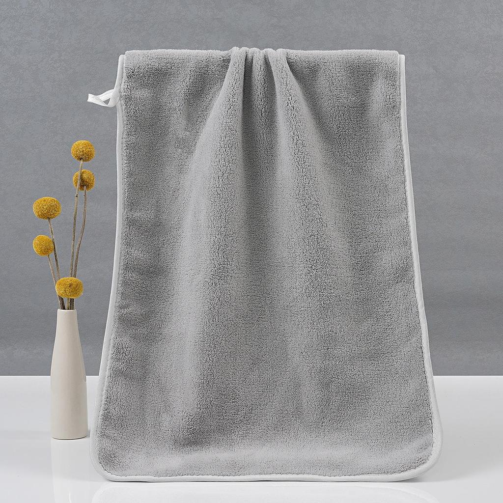 Soft, Quick-Dry Coral Fleece Towel - Absorbent & Shed-Free for Face Washing