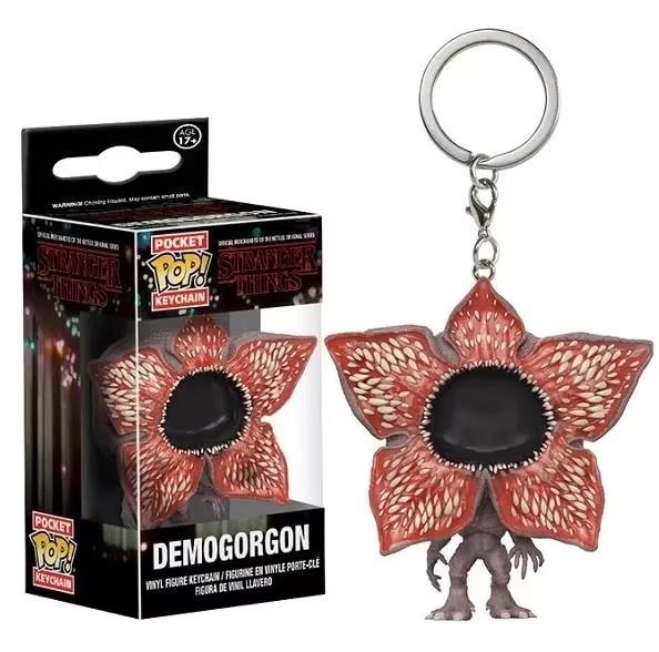 Funko Pop Stranger Figurky Hračky Klíčenka Dustin Klíčenka Demogorgon Řetízek Model Hračka Karneval Dospělí Děti Dárek Hračky