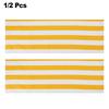 Telo di Ricambio per Sdraio da Spiaggia Tessuto in Poliestere 120x45cm Giallo e Bianco Estivo Per Sdraio da Sole Esterno
