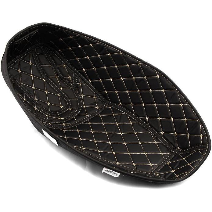 Motorcycle Seating Bucket Lining Mat Seat Bucket Pad PU Rear Cargo Trunk Liner Pad Rear Seat Protection Tool Fit for ADV160 ADV 160 (Black)