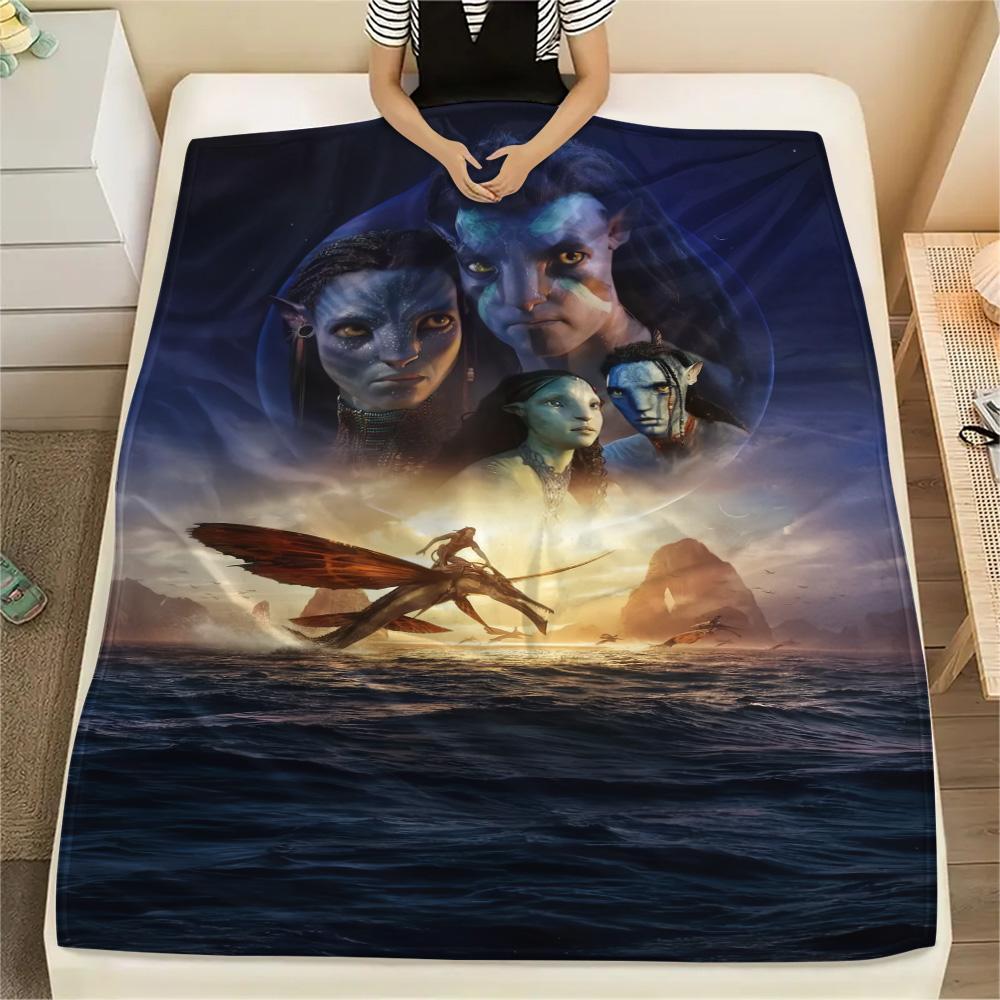 1 Stück Avatar-Print Flanelldecke, Hohe Qualität, Bequem für alle Jahreszeiten, Heimdekoration, Wärme und Komfort, Perfekt für Weihnachtsgeschenke