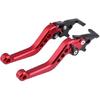 DEALPEAK 2Pcs CNC Aluminum Motorcycle Scooter Double Disc Brake Clutch Lever Handles