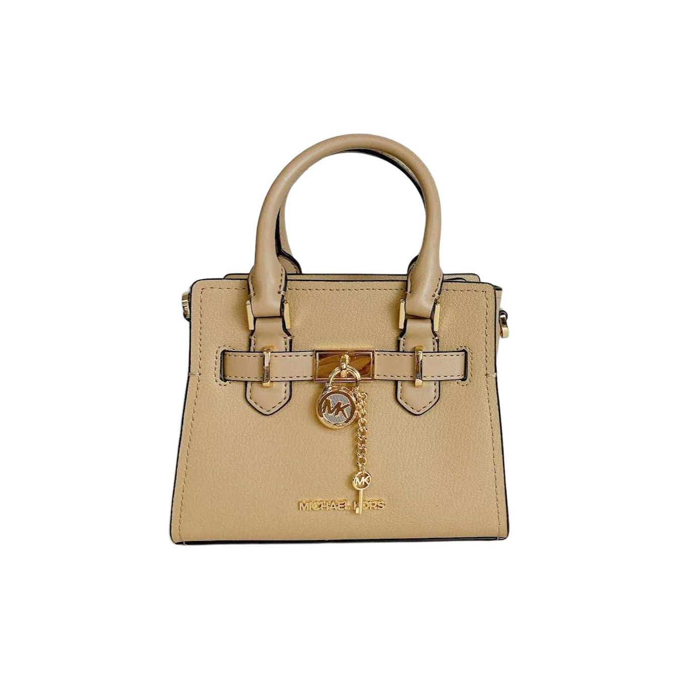 

Michael Kors Hamilton Series Adjustable Detachable Shoulder Strap Leather Handbag Women handbag Brown 35H3GHMC0L-CAMEL Basic Set (Bag+Dust Bag)