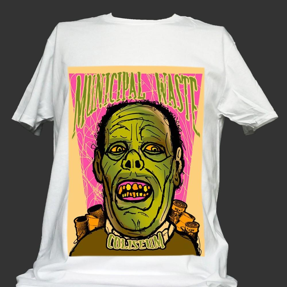 

MUNICIPAL WASTE ТРЭШ МЕТАЛ ПАНК РОК ФУТБОЛКА унисекс S-3XL L