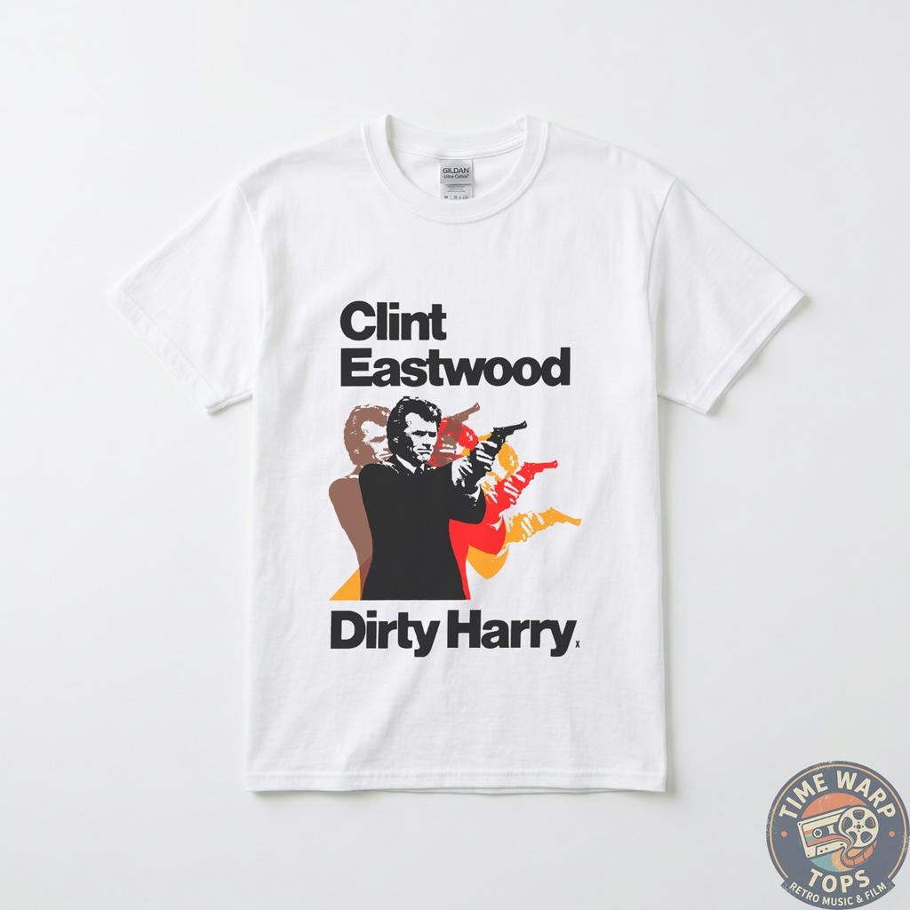 Dirty Harry T-Shirt, Movie, Action Thriller Classic