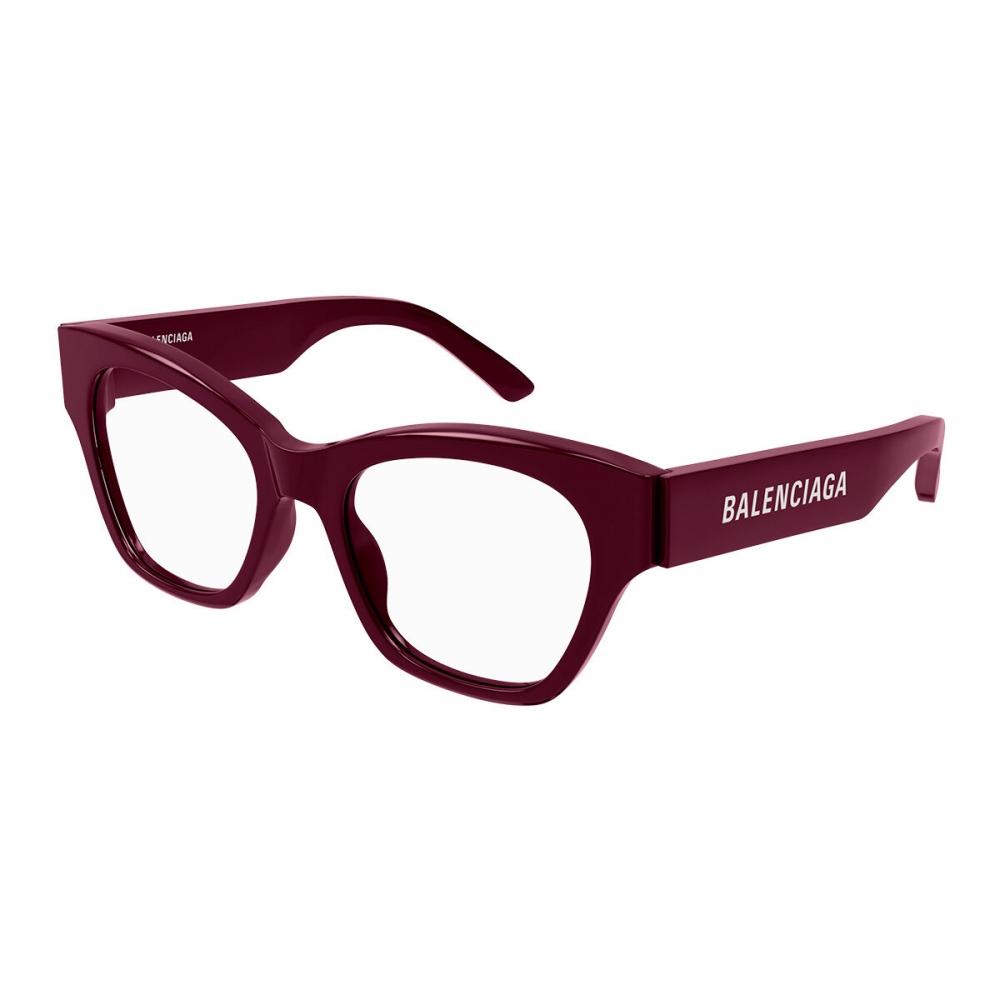 

Balenciaga Women Eyeglasses Asian Fit Bb0263o Burgundy/52-19-140
