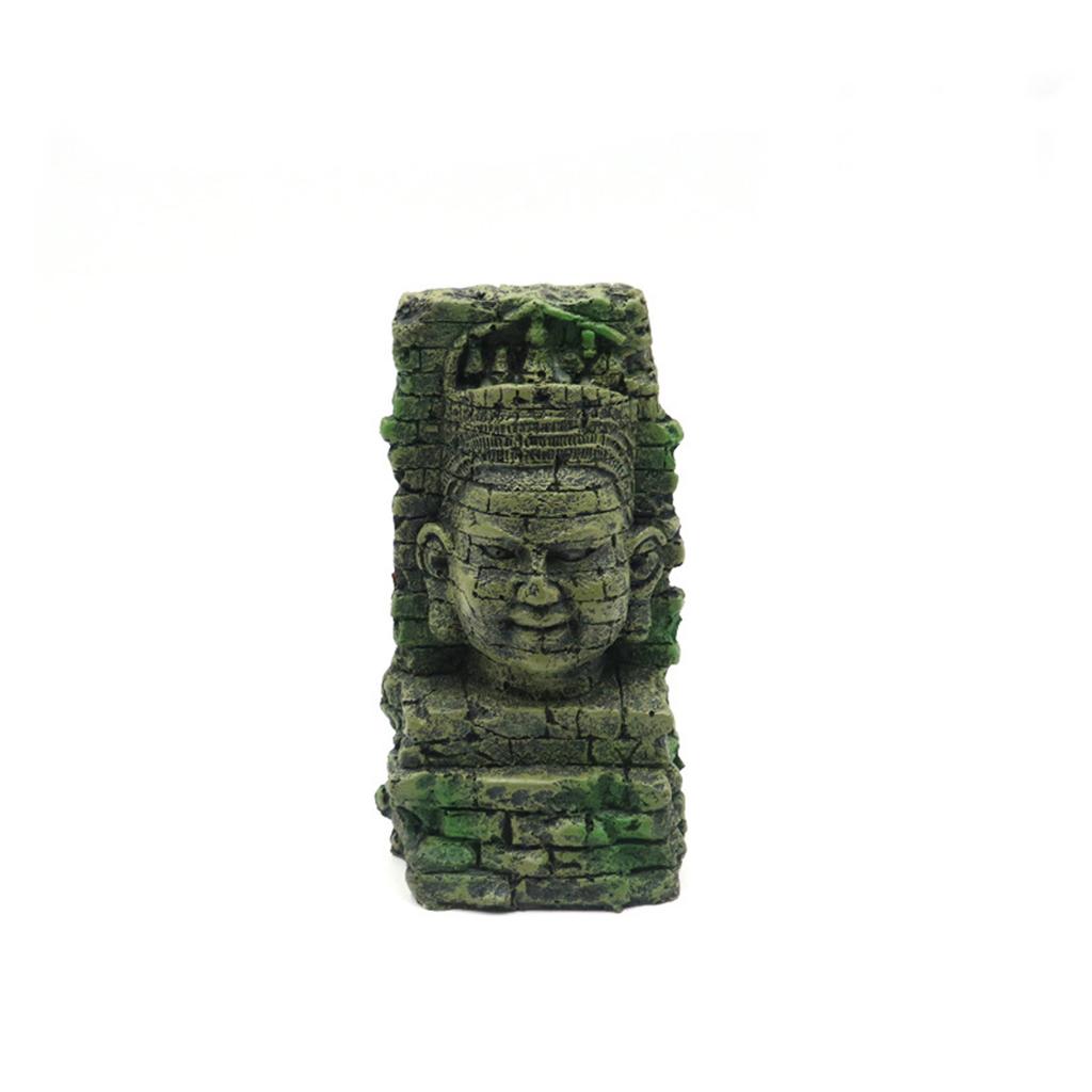Landschaft künstliche römische Büste Landschaft Aquarien Dekorationen für Aquarien Terrarium Garnelen Statue Ornamente