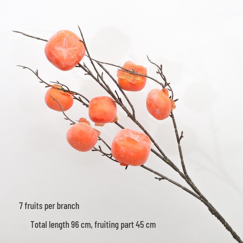 Floor-Standing Artificial Flower Branch Arrangement Vase for Living Room Entrance Decor