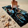 Kiss-Inspired Fashion Beach Towel: Ideal for Summer Adventures Soft, absorbent and quick drying suitable for swimming and bathing