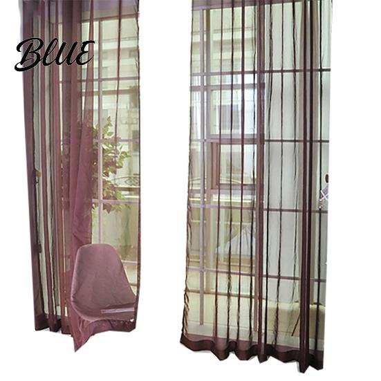 Lightweight Gauzy Valances Sheer Home Curtain Drape Door Window Wedding Decor