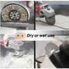 Electroplated diamond double-sided angular grinding wheel set 4.5 inches