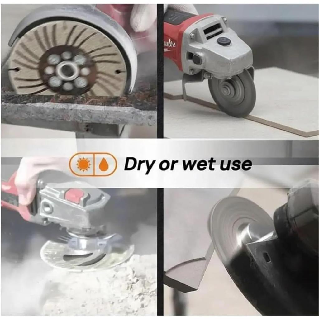 Electroplated diamond double-sided angular grinding wheel set 4.5 inches