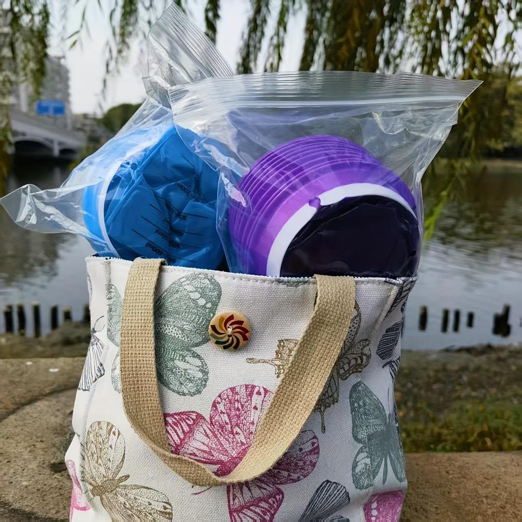 10-Pack Leak-Proof Portable Vomit Bags - Comfortable Travel Sickness Bags for Morning Sickness, Car Vomiting - Household Cleaning Essentials