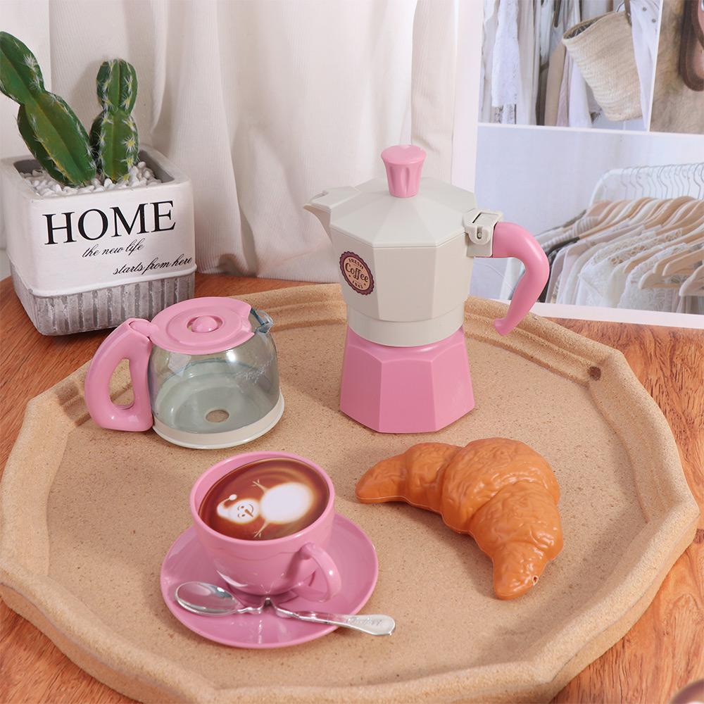 Coffee Machine Simulation Coffee Set Pretend Play Afternoon Tea Toy Play House Toy  Children
