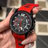 Watch Fashion Sports Men'S Business Fashion Round Dial Quartz Watch Large Dial Casual Luminous Boys Watch