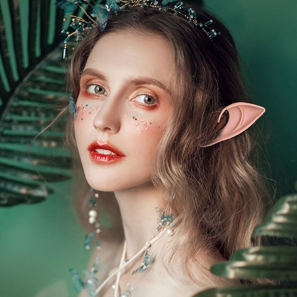 Halloween Elf Ears,Latex Ears for Angel,Halloween Cosplay Decoration,Masquerade Costume,Fairy Photo Props for Girl
