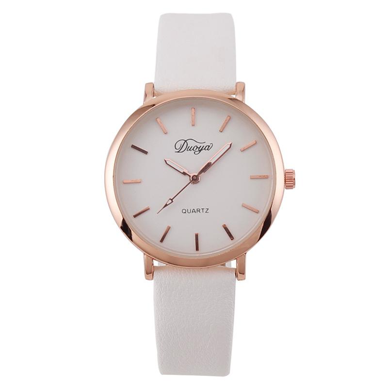 

Интернет-знаменитость взрыв Xiaohongshu женские часы женская мода ученик средней школы кварцевый пояс простой белый