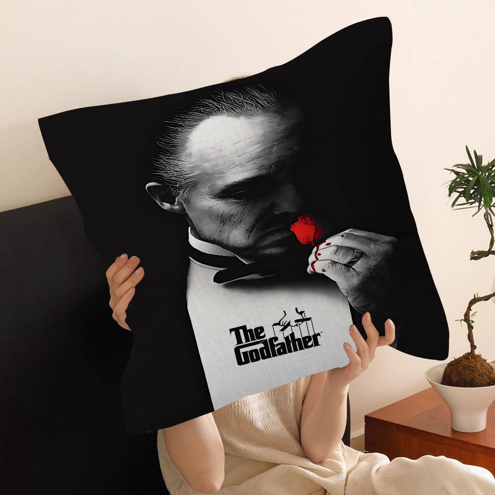 Classic Movie Gangsters The Godfather Personalized Picture Text Home Decorative Pillows Household Gifts 45X45Cm