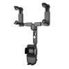 Car Rearview Mirror Phone Holder 360° Retractable Cell Phone Holder Clip Phone GPS Support  Phone Mount Stand Auto Accessories