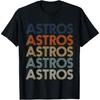 Vintage Astros Retro Style 70s 80s First Name T-Shirt(4)