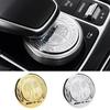 FJR5   For Mercedes Benz 1pcs 48mm Car Central Control Multimedia Knob Cover Sticker For Mercedes Benz AMG GLC GLE CLA GLA W205 W211 W2