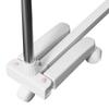 Tower Clothes Airer, Extendable Standing Dryer with 3 Levels, Foldable Wings, Casters, 154 cm, White
