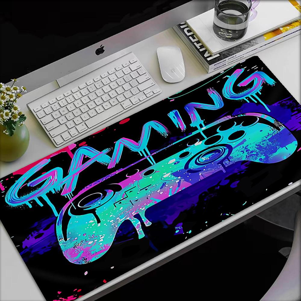 Game Controller Theme Mouse Pad, Non Slip Rubber Base, Multifunctional Office & Home Decor, Perfect for Workspace Personalization.