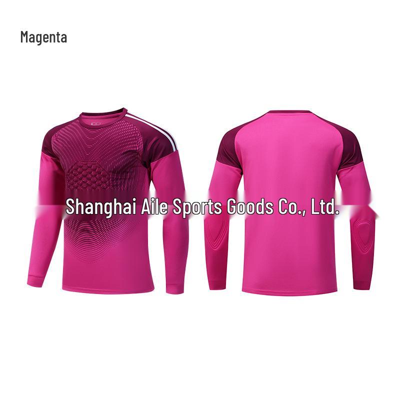

Breathable Long Sleeve Goalkeeper Training Suit with Sponge Protection XL