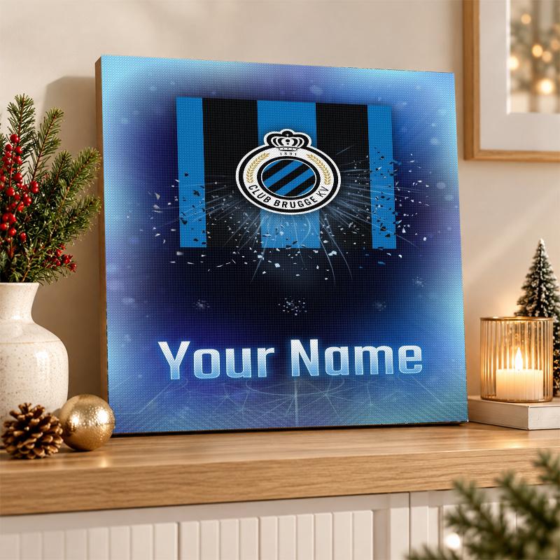 Club Brugge FC Custom Name Text 5D Diamond Painting Kit DIY Full Drill Diamond Art Decoration