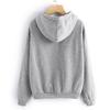 2022 Trendy Women's Loose Fit Printed Hooded Sweatshirt - Multi-color