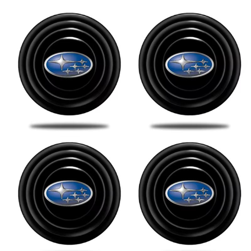 Car Silicone Door Shock Stickers Absorber Soundproof Buffer Pier for Subaru Impreza Forester Tribeca XV BRZ car styling auto VV777