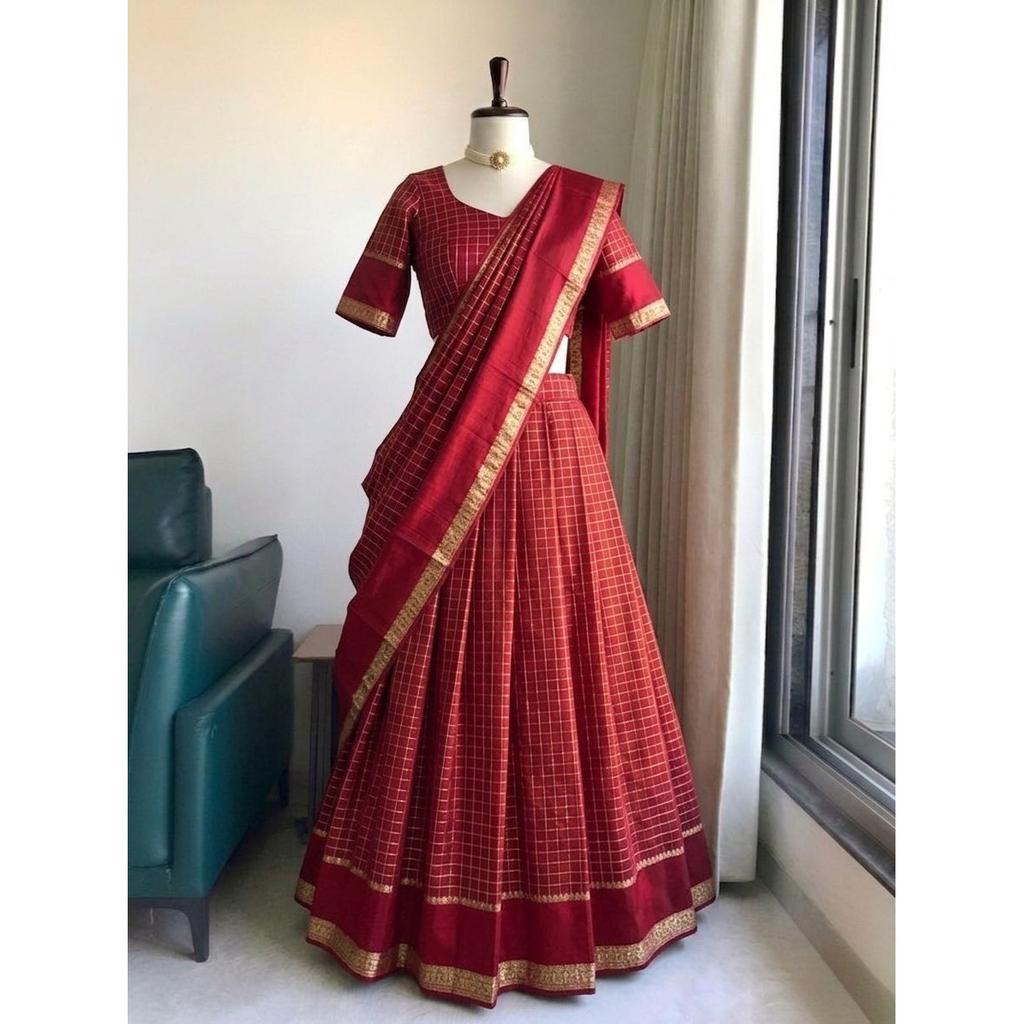 Ensemble Lehenga Choli de Fête Indien Pakistanais Bollywood Lehenga Robe Dupatta
