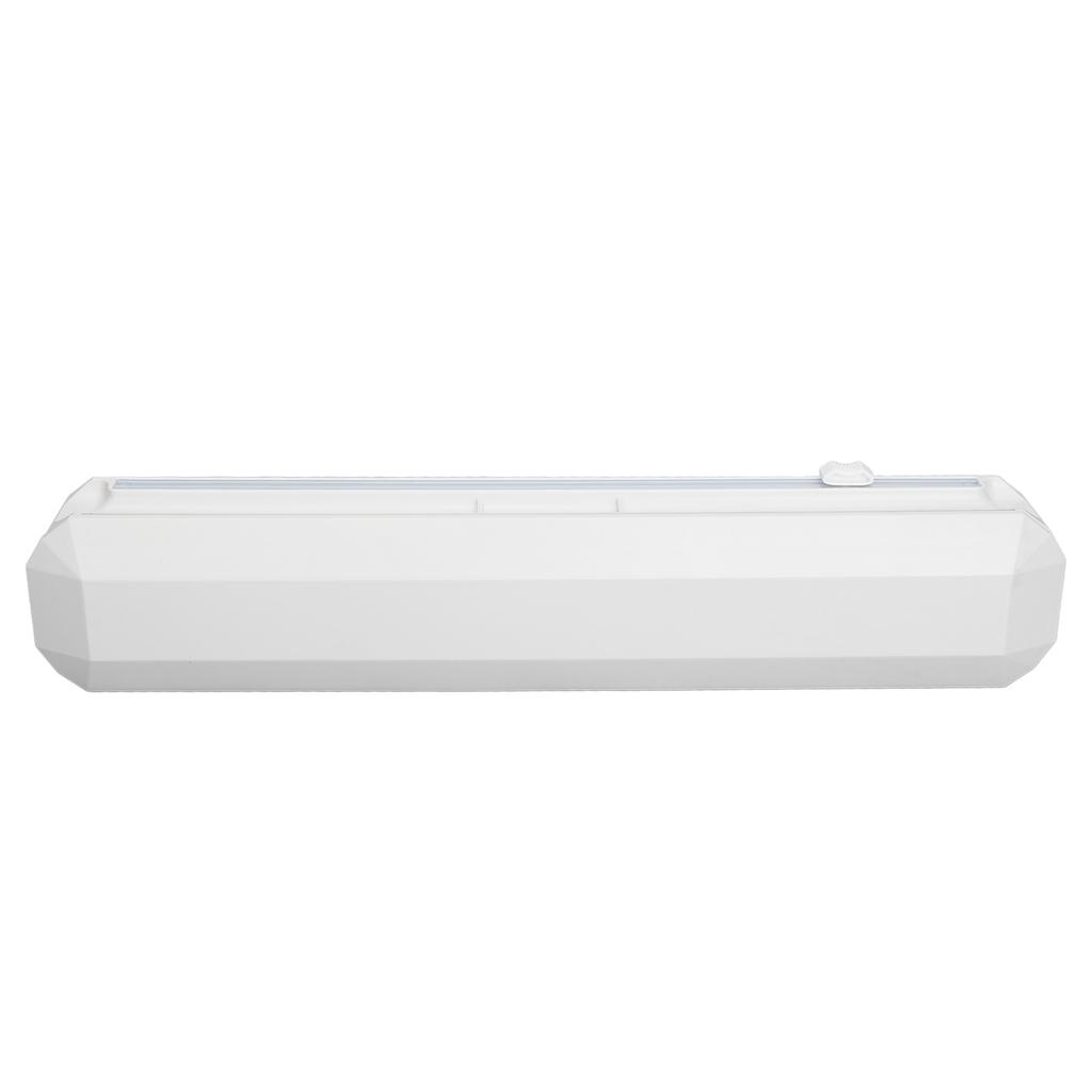 Plastic Wrap Dispenser with Slide Cutter Smooth Cutting Adjustable Reusable Cling Film Dispenser