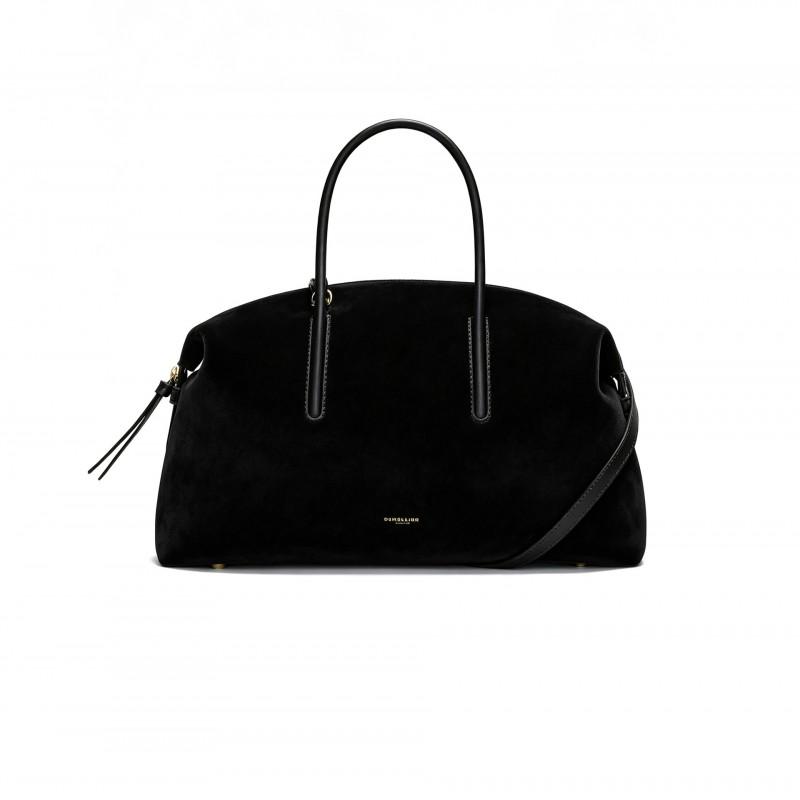 Bowling Tote Bag Large Capacity PU Leather Handbag Commute