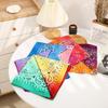 kakatrend Bandana Paisley 100% Cotton Gradient Color Adult Bandana Stylish Handkerchief Cotton Bandana Unisex Durag Large Size 55cm x 55cm