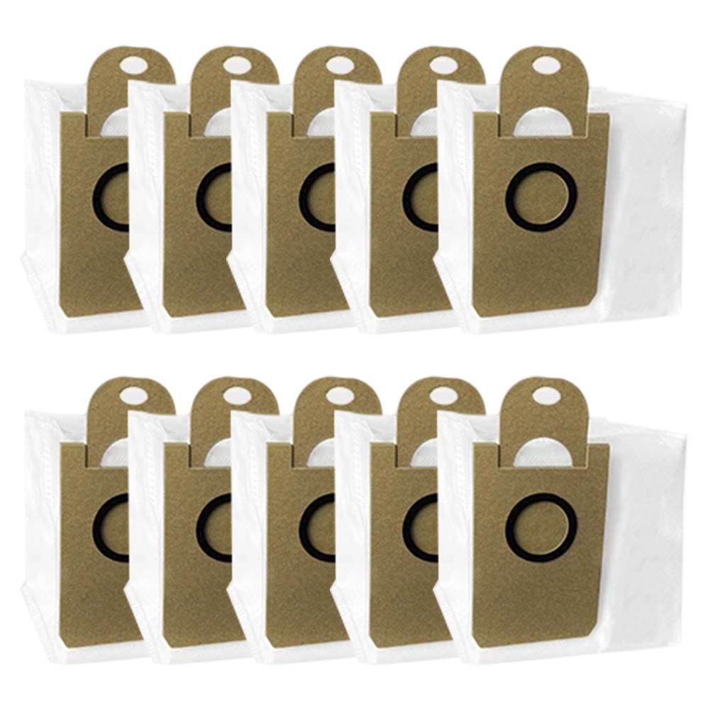Dust Bags Replacement for K10+ and K10+ Pro Robot Vacuum Cleaner 6 or 10 Pieces Spare Parts for Extended Usage and Dust Capture