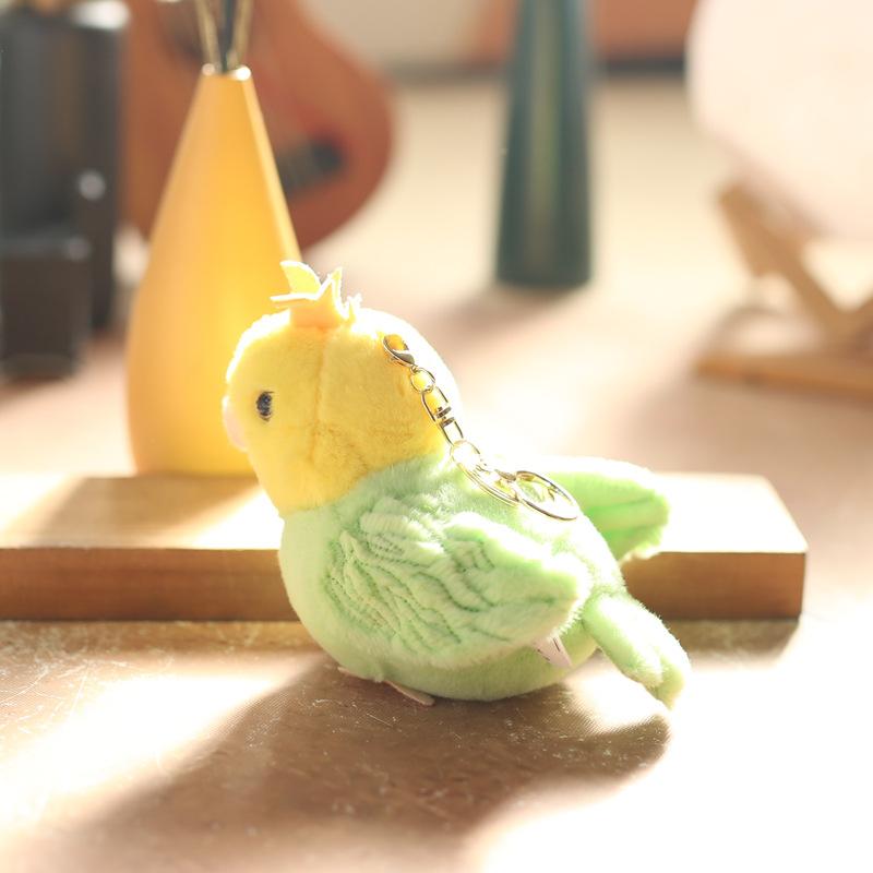 

Птица Подвеска Плюшевая Игрушка Кукла Плюшевая Игрушка Кукла Попугай Сумка Подвесной Брелок Кукла 14cm