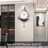 Modern Minimalist Wall Clock for Living Room, Restaurant, or Home Decor