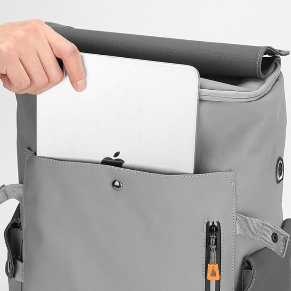 Modische lässige doppelte Schulter Rückentasche Herren Große Kapazität Wasserdicht Schultertasche Computertasche Kann angepasst werden Geschäftstasche Aufbewahrung