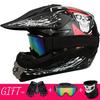 Full Face Mountain Bike Helmet With Goggles Gloves Mask Downhill MTB Trail Riding