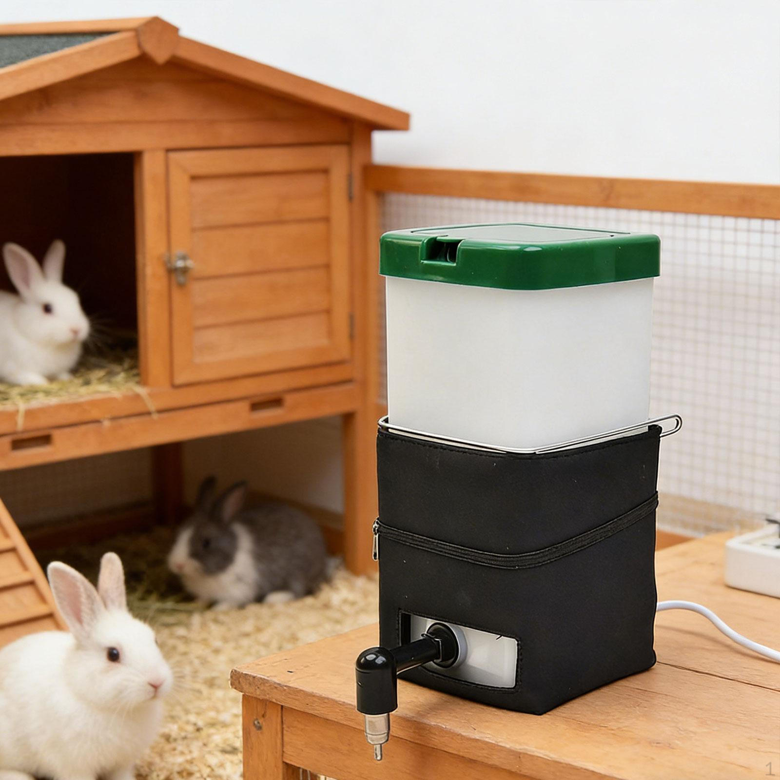 

Water Bottle Feeder Automatic Drinker 1L Portable Dispenser No Drip for Hedgehogs Gliders